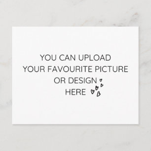 Personalise 4.25" x 5.5" enclosure card- landscape card