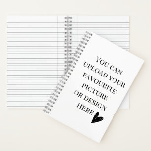 Personalise 5.5" x 8.5" college notebook
