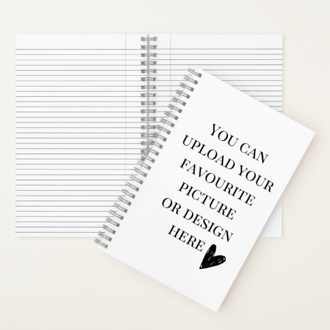 Personalise 5.5" x 8.5" college notebook (Inside)
