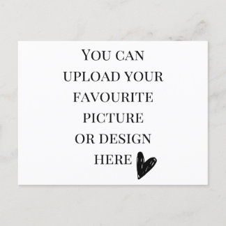 Personalise 5.6" x 4.25" postcard- landscape postcard