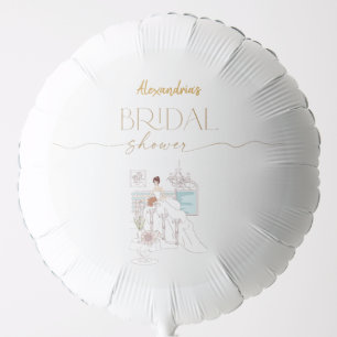 Personalise Bridal Shower Dress Balloon