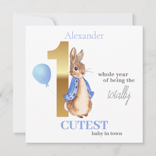 Personalise Childs name Peter the Rabbit 
