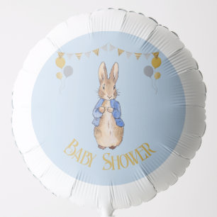 Personalise Classic Rabbit Baby Shower Balloon