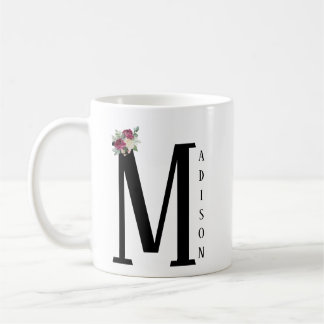 Personalise create your name mug, White and Black Coffee Mug
