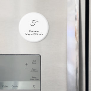 personalise custom simple 2.25 Inch Circle Magnet