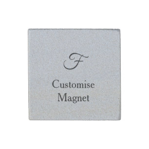 personalise custom simple Individual Sandstone Stone Magnet