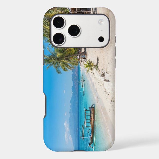 Personalise Gili Trawangan Island Paradise Beach  iPhone Case (Back)
