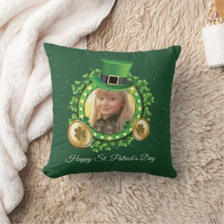Personalise Name And Photo St. Patrick's Day Green