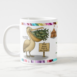 Personalise: Pierre pelican's brilliant beak Giant Coffee Mug