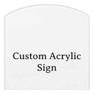 personalise simple custom Contour Room Door Sign