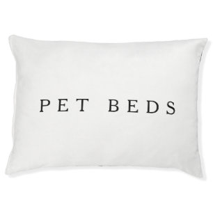 personalise simple custom Indoor Dog Bed - Large