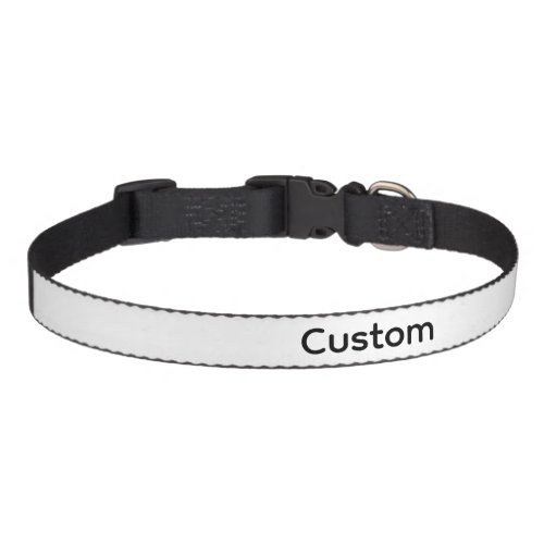 personalise simple custom Medium Pet Collar