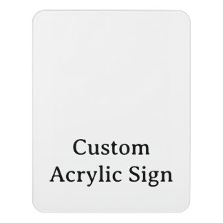 personalise simple custom Modern Room Door Sign