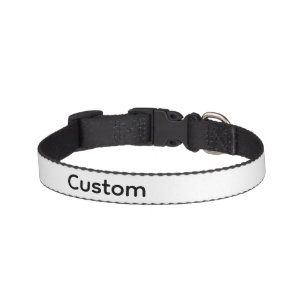 personalise simple custom Small Pet Collar