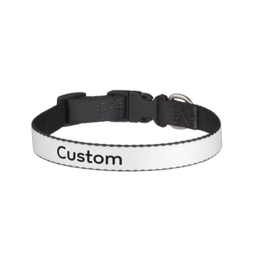 personalise simple custom Small  Pet Collar