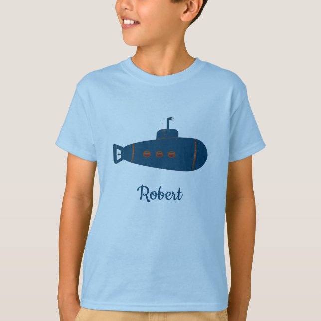Personalise, Submarine. T-Shirt (Front)