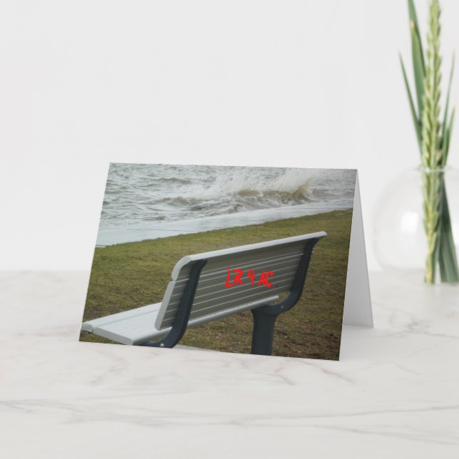 Personalise This Bench Card (Front)