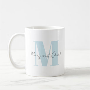 Personalise Your Initial & Name with Calligraphy Coffee Mug