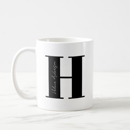 Personalise Your Name Start with H Coffee Mug