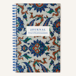 Personalised 16th-c. Ottoman Tile Dotted Journal