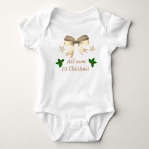 Personalised 1st Christmas bodysuit