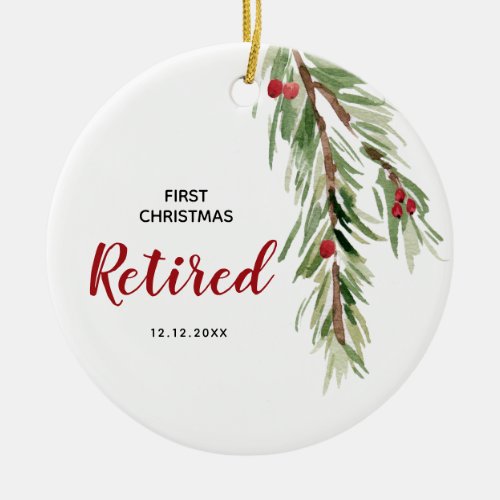 Personalised 1st Christmas Retired Ornament