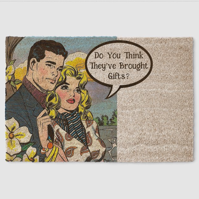 Personalised 24" x 16" Coir Fiber Door Mat (Front)