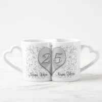 25th Silver Wedding Anniversary Coffee Mug