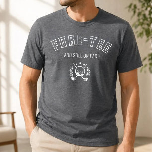 Personalised 30th 40th 50th 60th 70 Birthday Golf T-Shirt