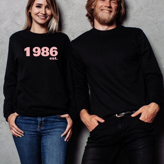 Personalised 40th Fun Typography Custom Sweater  (Creator Uploaded)