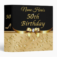Personalised 50th Birthday Photo Albums for Her