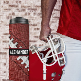 Personalised American Football Water Bottle