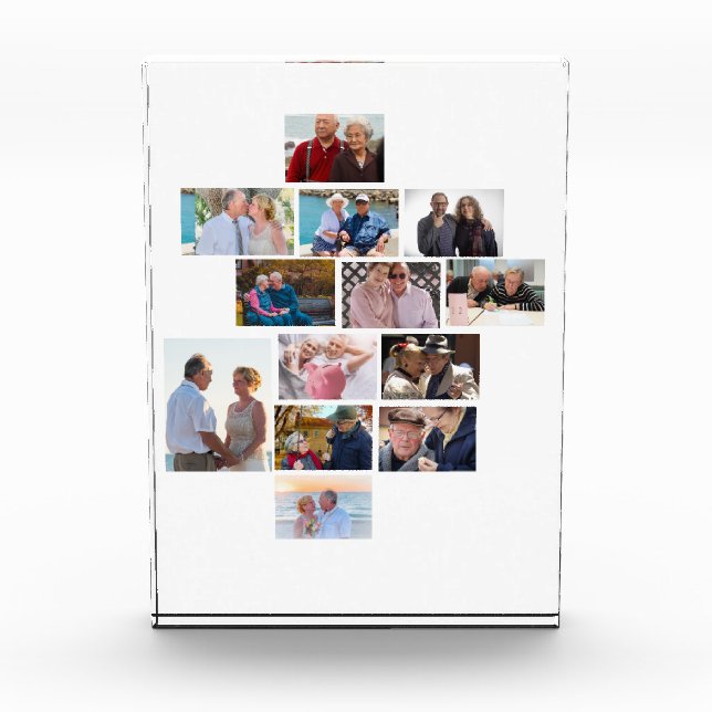Personalised Anniversary 13 Photo Collage   (Front)