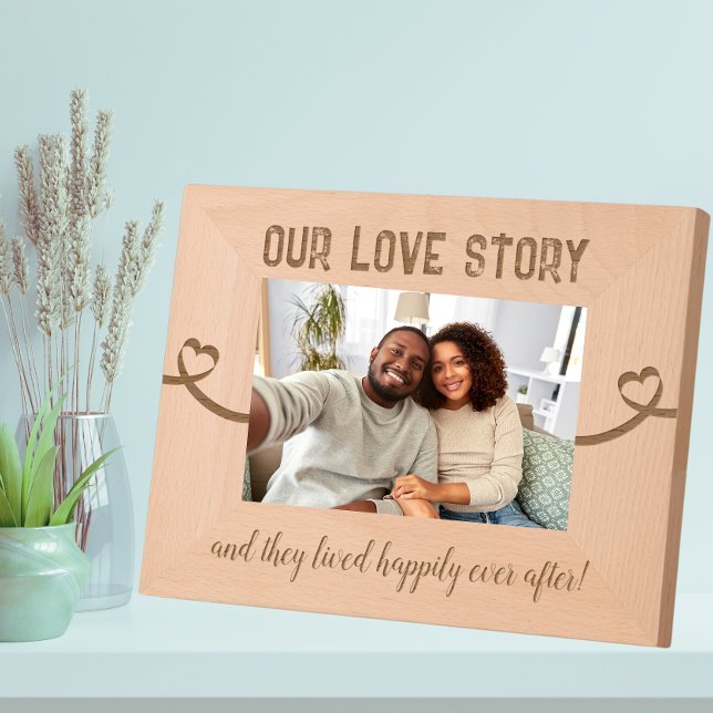 Personalised Anniversary Our Love Story  Engraved Frames (Creator Uploaded)