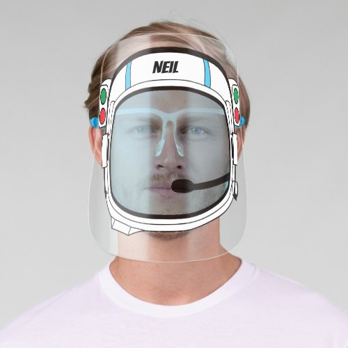 Personalised Astronaut Helmet Face Shield
