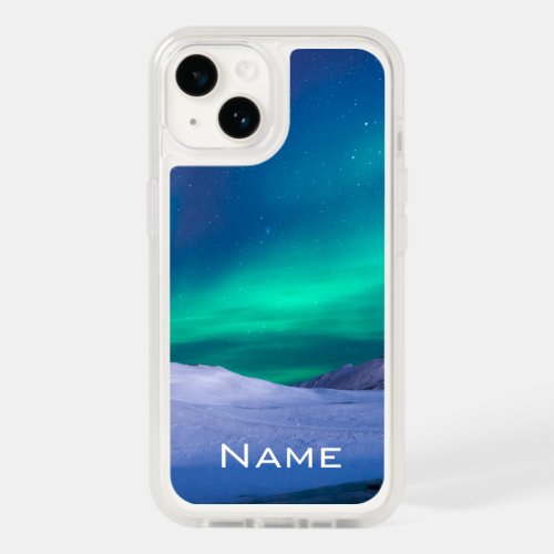 Personalised Aurora Borealis OtterBox iPhone 14 Case