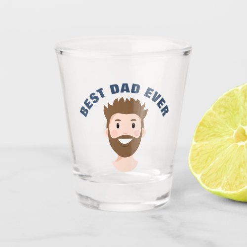 Personalised Avatar Best Dad Ever Shot Glass