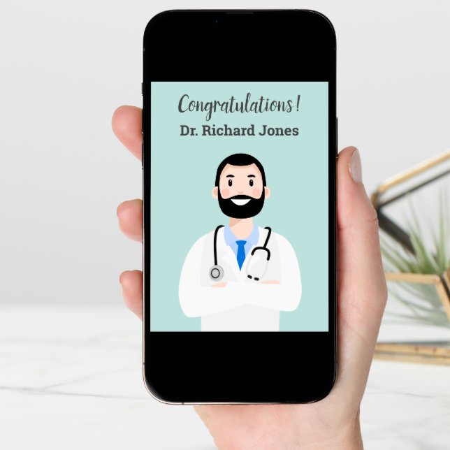 Personalised Avatar Doctor Card (Front Digital)