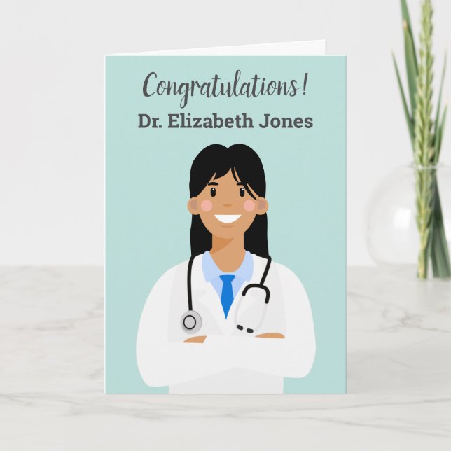 Personalised Avatar Doctor  Card (Front)