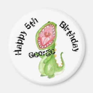 Personalised Badge - Happy (5th) Birthday Magnet