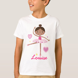 Personalised Ballerina B T-Shirt