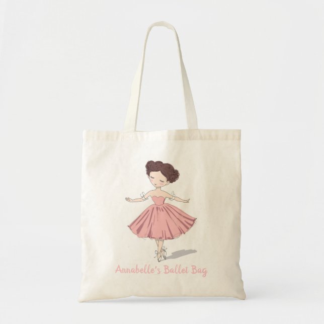 Personalised Ballerina Ballet Bag (Front)
