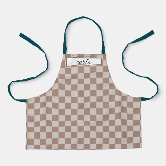 Personalised Barista Apron Baking Custom Name Home (Front)