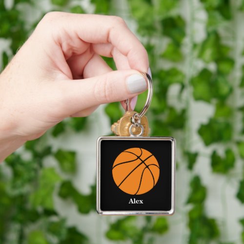 Personalised Basketball keyring Kids keyring Keychain