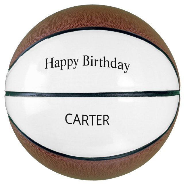 Personalised basketball  Pool Party | Custom Name  (Front)