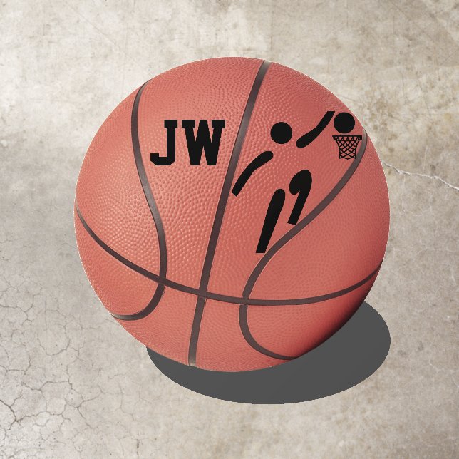 Personalised Basketball Themed Floor Decal (Insitu)