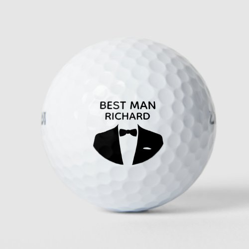 Personalised Best Man Golf Balls