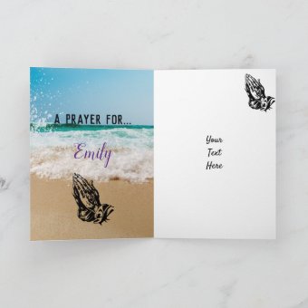 Personalised Bible Verse Christian Get Well Card | Zazzle