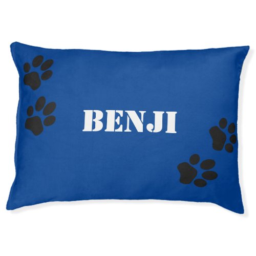 Personalised Big Large Dog Bed With Name 