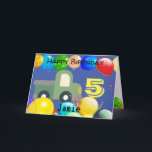 Personalised Birthday Card For 5 Year Old Boy<br><div class="desc">Custom personalised birthday card for 5 year old son,  nephew or grandson. Add your own pictures and words to create a unique greeting card.</div>